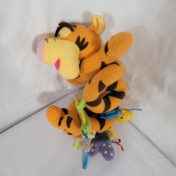 Infantino Winnie the Pooh Tigger Plush Kids Toy Combo 7 Inches Stretchable 2007 - Picture 1 of 8